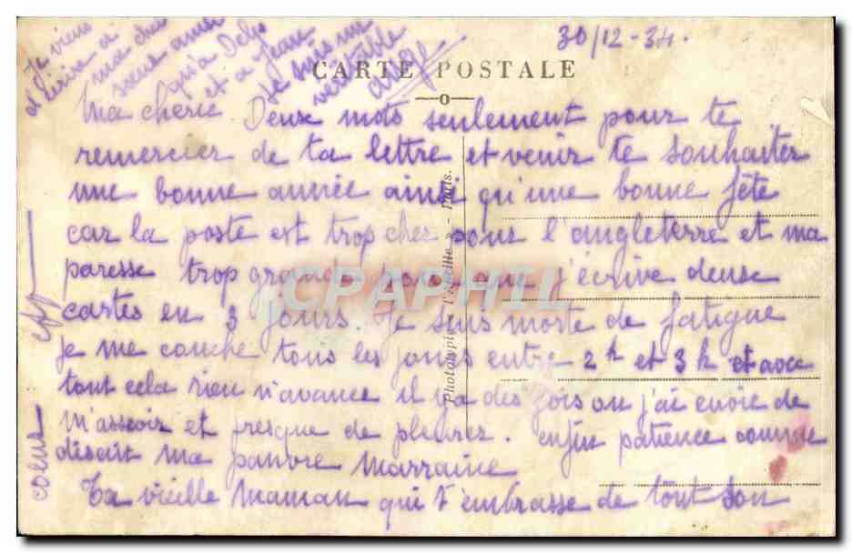 meudon CPA Vue generale prise de la terrasse — Rückseite