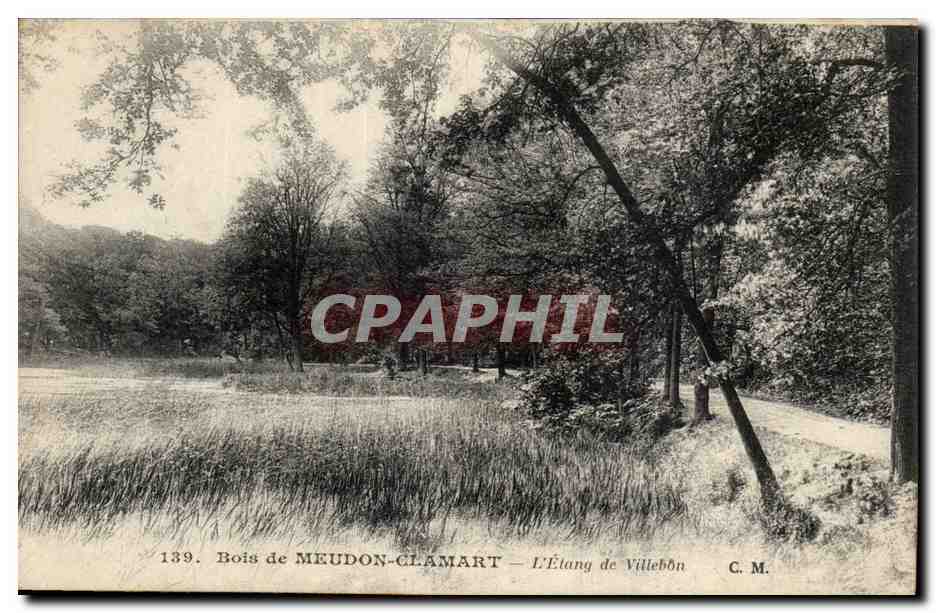 CPA Bois de Meudon Clamart l'etang de Villebon
