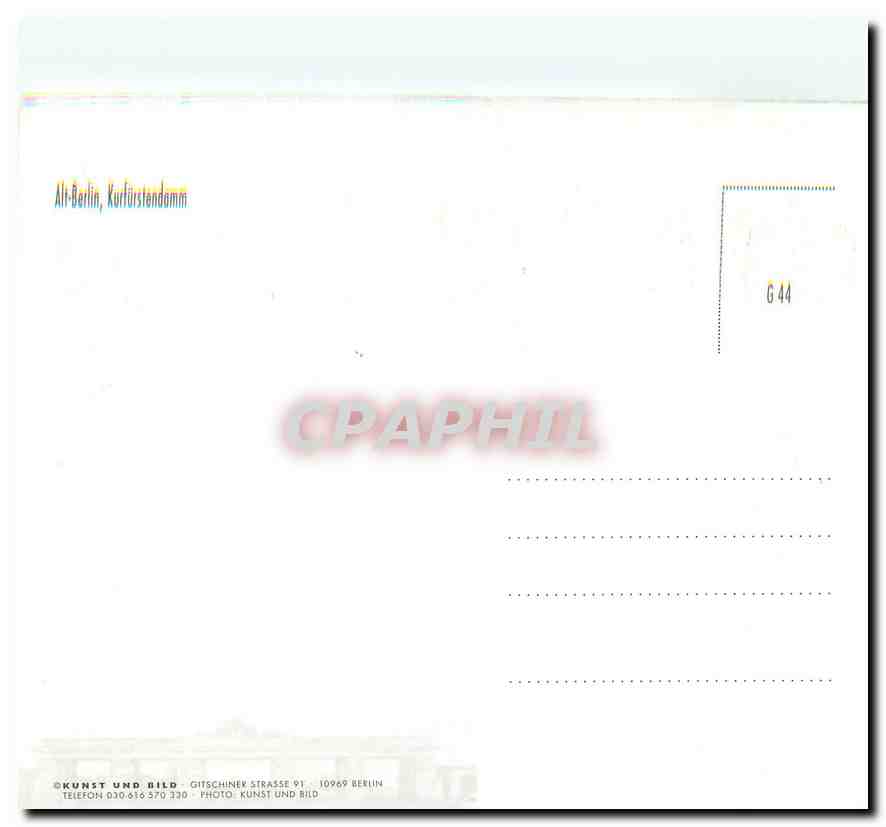 CPM Untergrund BAHN — Verso