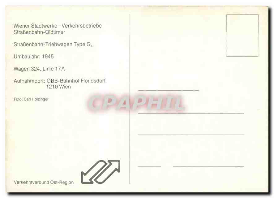 CPM Wiener Stadtwerke-Verkehrsbetriebe — Verso