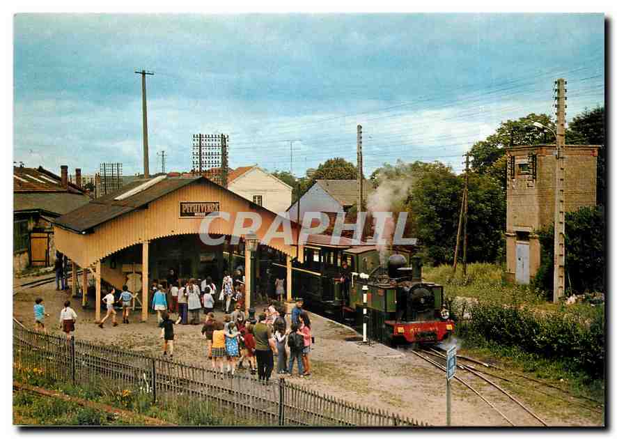 CPM Musée des transports de Pithiviers (Loiret). La Gare du Tortillard