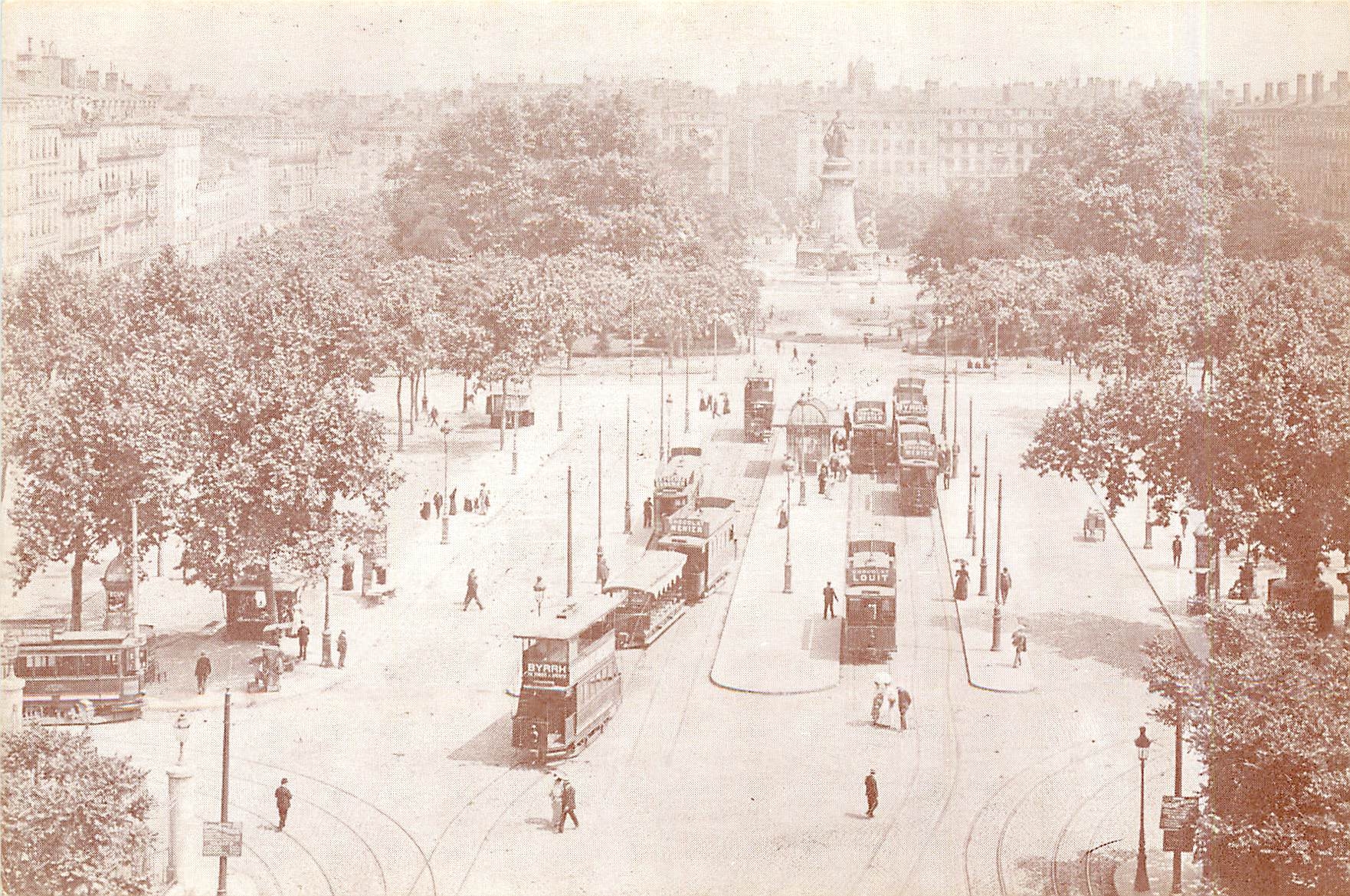 CPM Lyon. Le terminus du Cours de Verdun en 1913