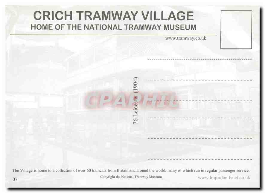 CPM Crich Tramway Village — Verso