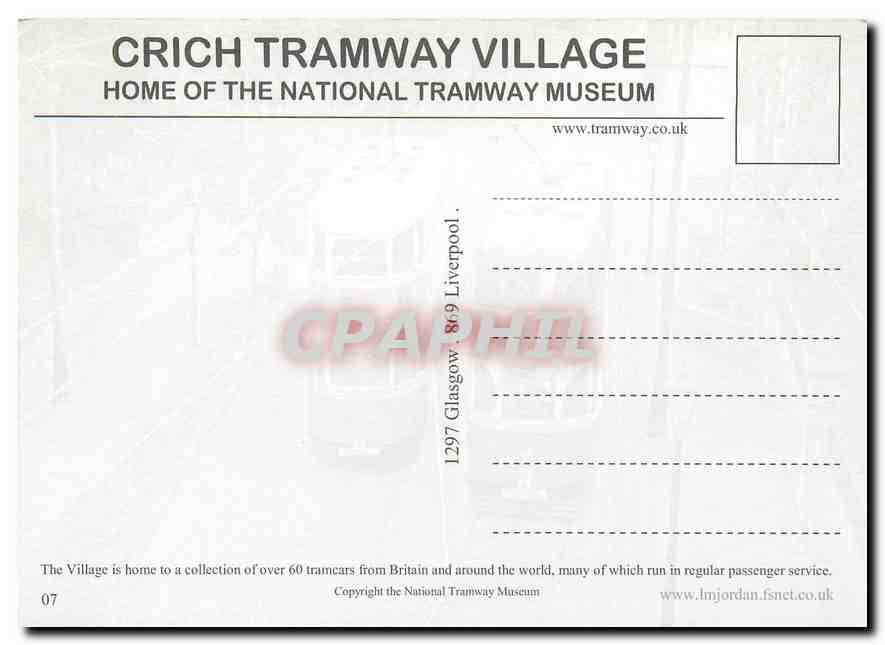 CPM Crich Tramway Village — Verso