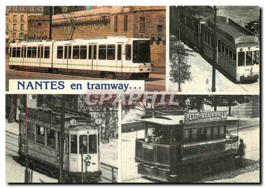 CPM Depuis Décembre 1984 Nantes s'enorgueillit d'un nouveau tramway