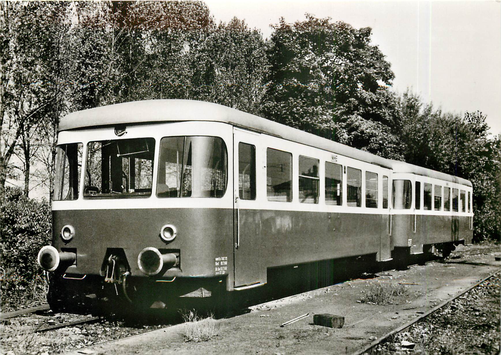 CPM Triebwagen der Meppen Haselunner Eisenbahn Waggoflabrik Talbot 1954