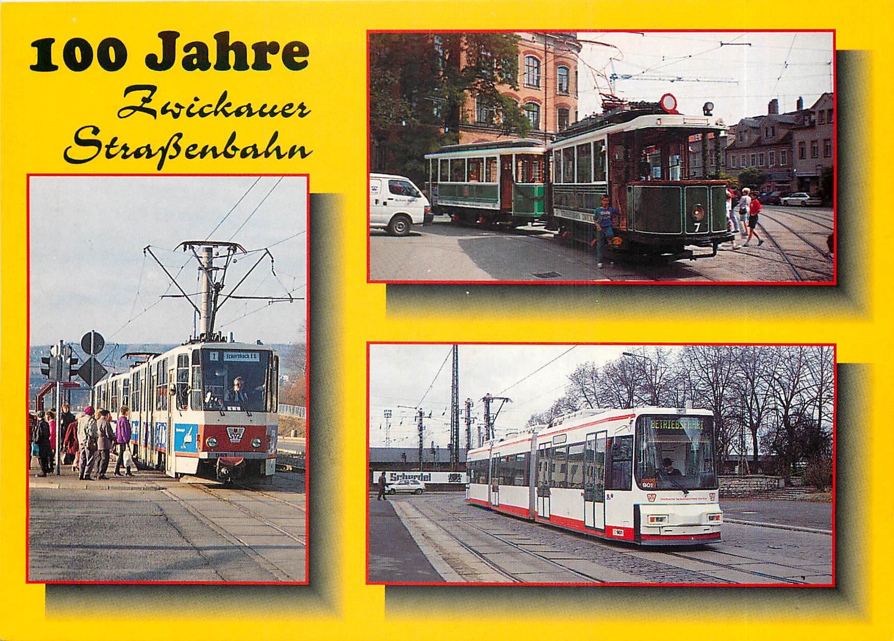 CPM Jahre Zwickauer StraBenbahn 6/5/1894 - 6/5/1984
