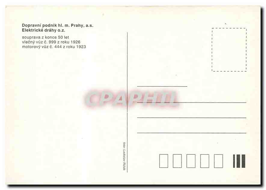 CPM Dopravni podnik elektrické drahy oz — Verso