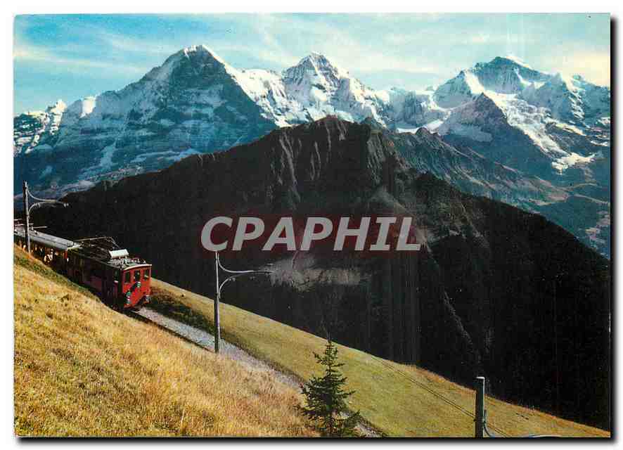 CPM Schynige Platte Bahn Eiger Monch Jungfrau