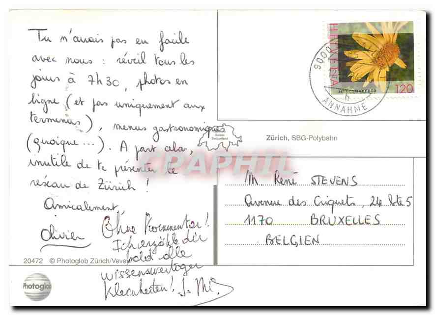 CPM Zurich SBG Polybahn — Verso