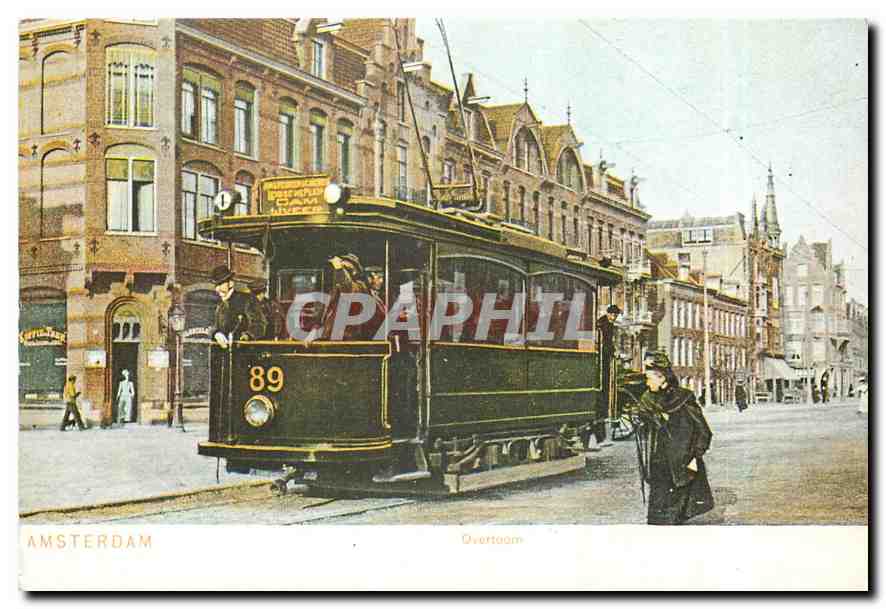 CPM Vue d'Amsterdam vers l'an 1900