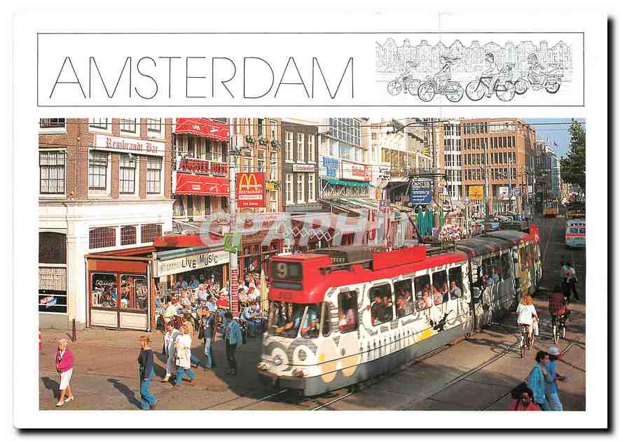 CPM A vieuw of Amsterdam Rembrandtsplein