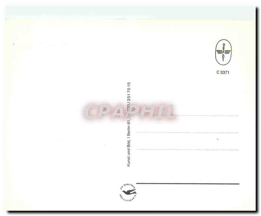 CPM Kunst und Bild Berlin — Verso
