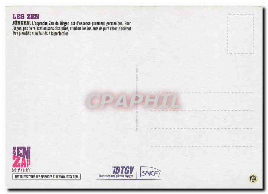 CPM Zen Zap story Jurgen Train — Verso