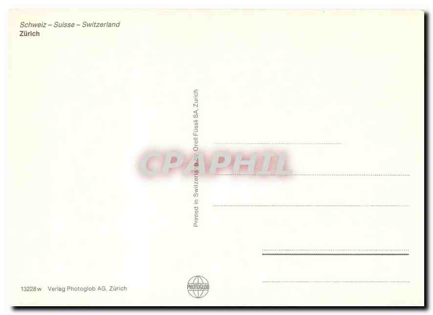 CPM Zurich Switzerland — Verso