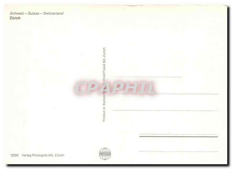 CPM Zurich Switzerland — Rückseite