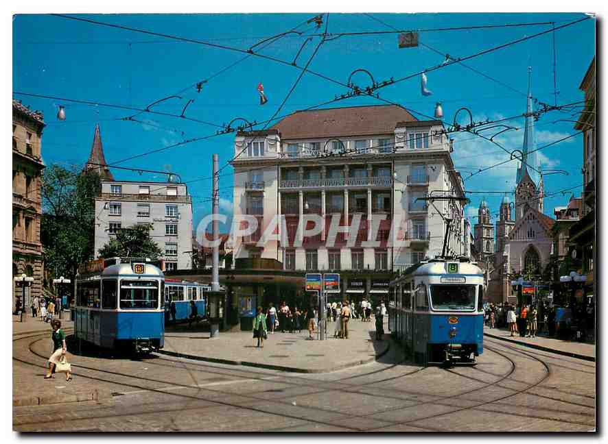 CPM Zurich Paradeplatz mit Hotel Savoy