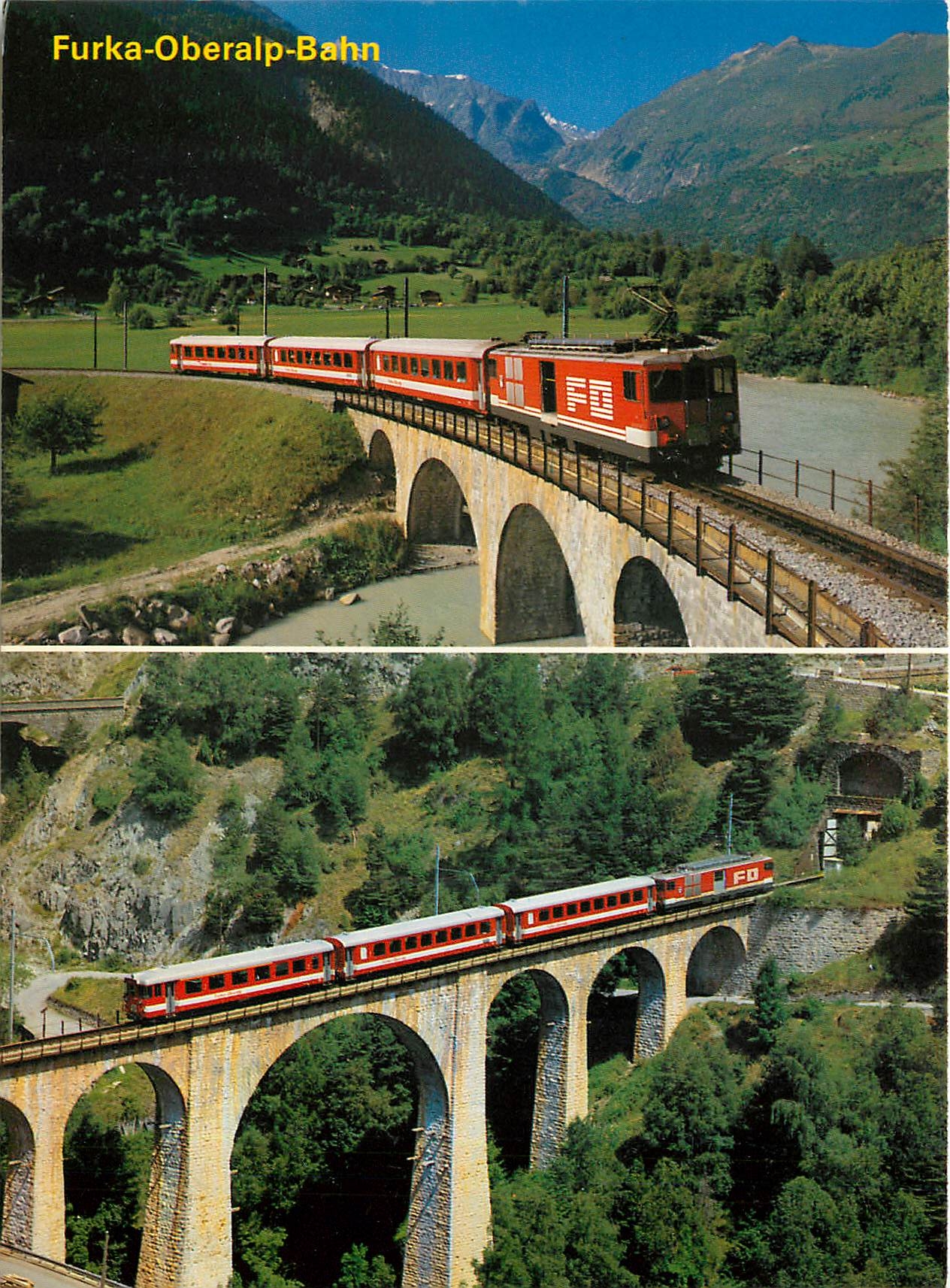CPM Furka Oberalp Bahn im Goms Wallis