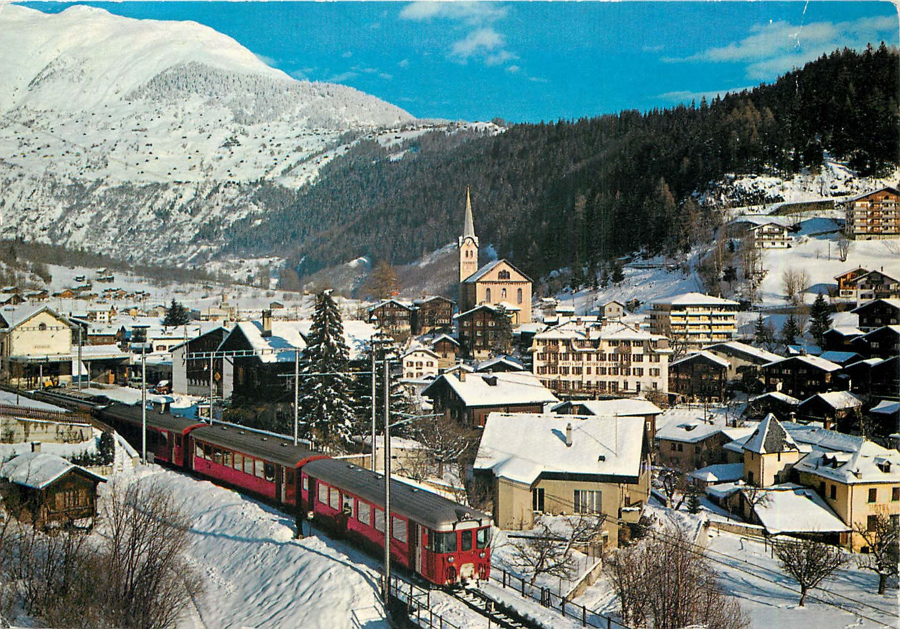 CPM Fiesch Wallis mit Furka Oberalp Bahn