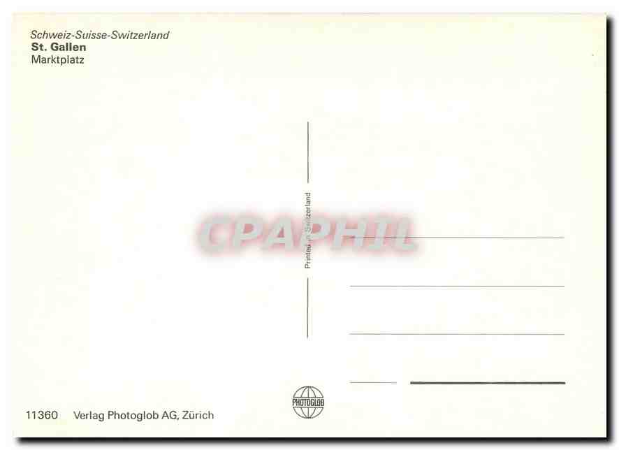 CPM St Gallen Marktplatz — Verso