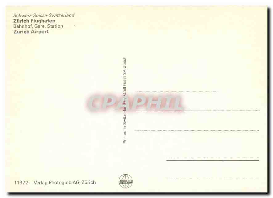CPM Zurich Flughafen — Verso