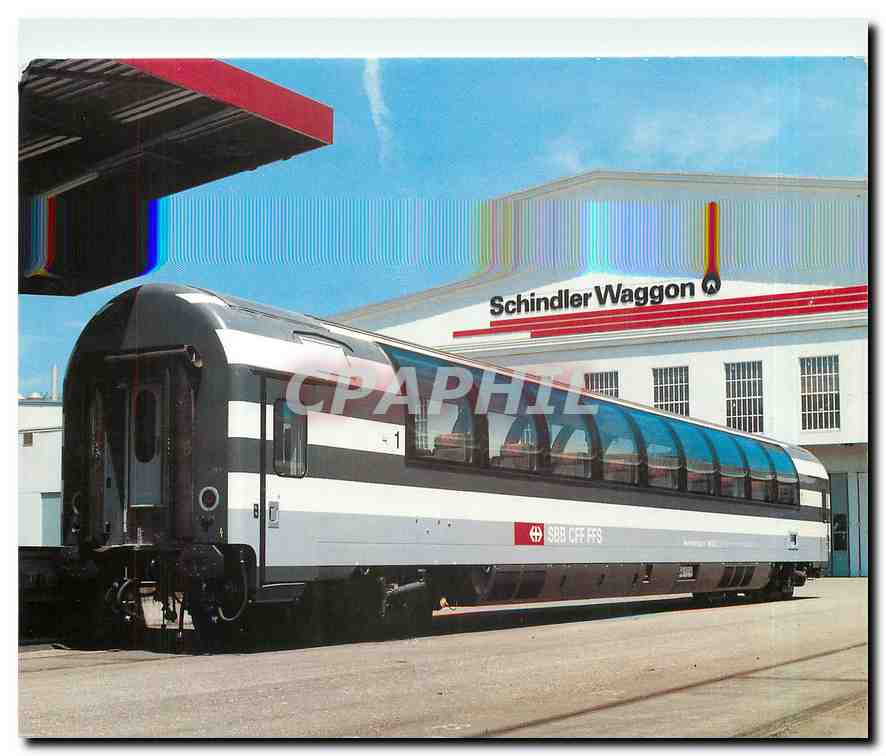 CPM Sbb ric Panoramawagen Schindler Waggon