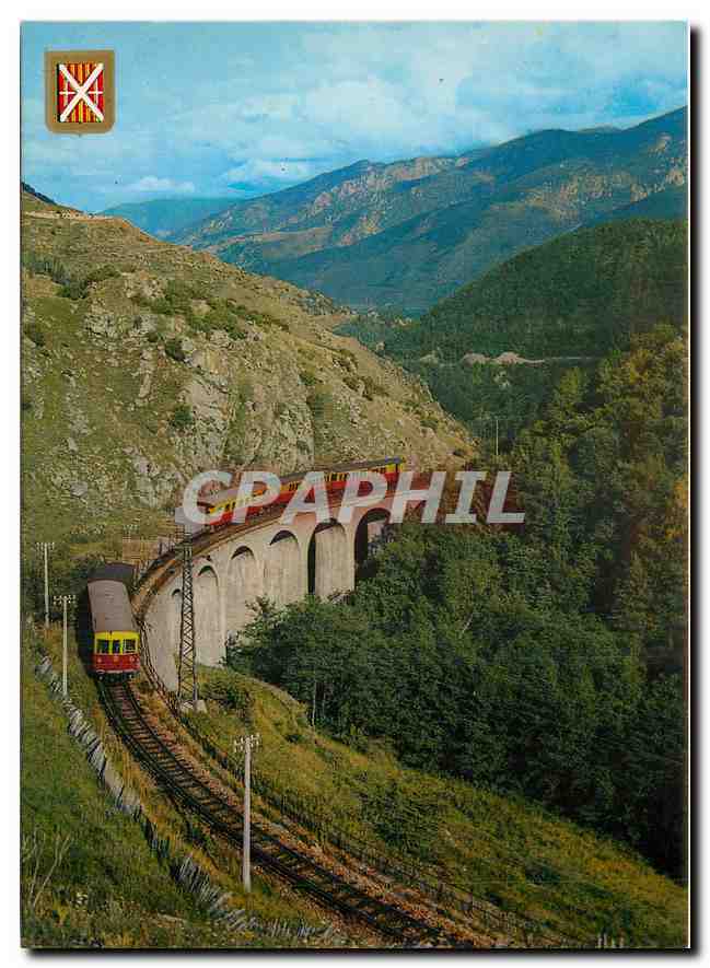 CPM Le petit train jaune ligne de Villefranche à Latour de Carol