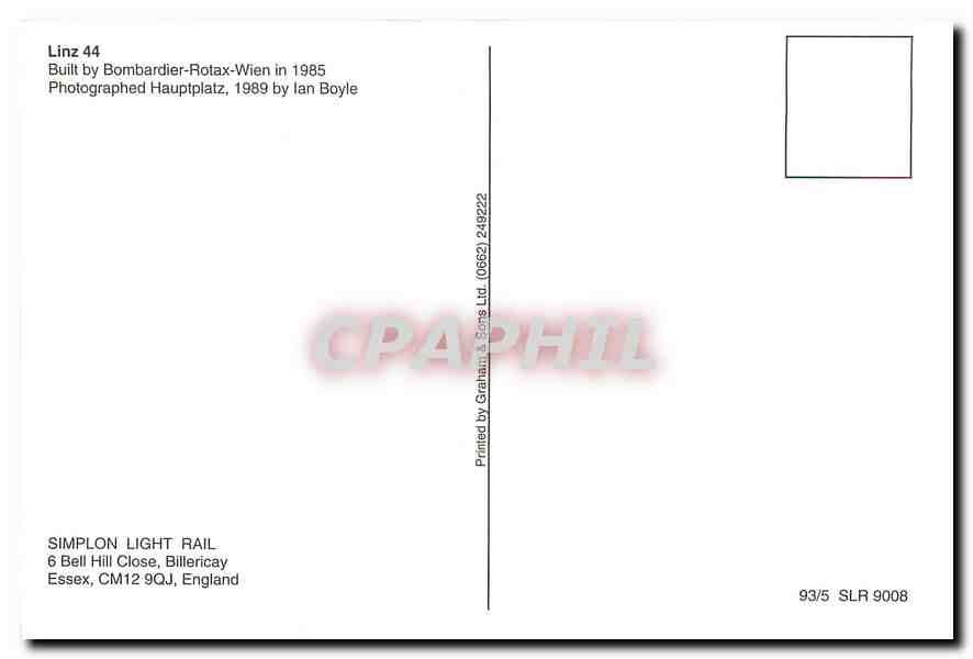 CPM Linz Bombardier Rotax Wien — Verso