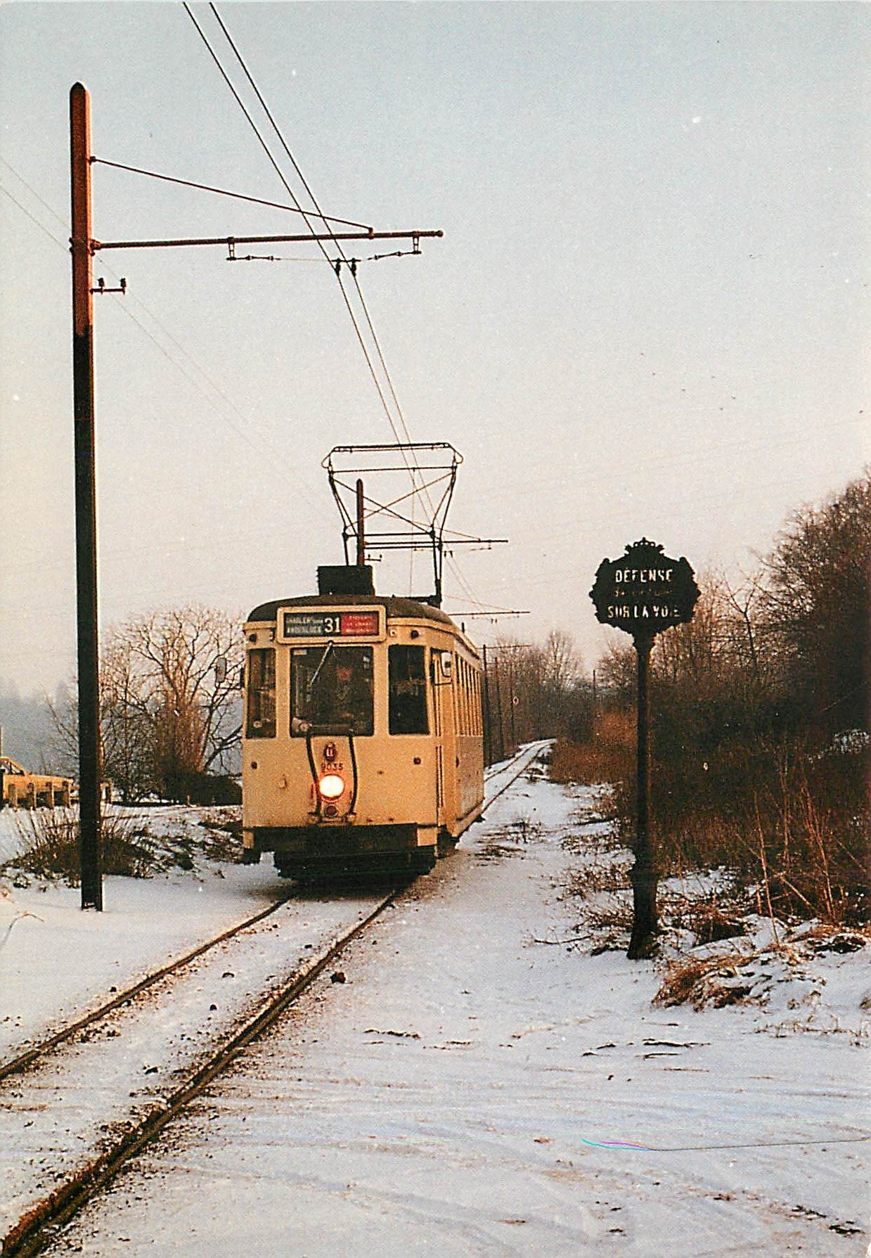 CPM Ligne Anderlues Maurage à Carnières en 1982