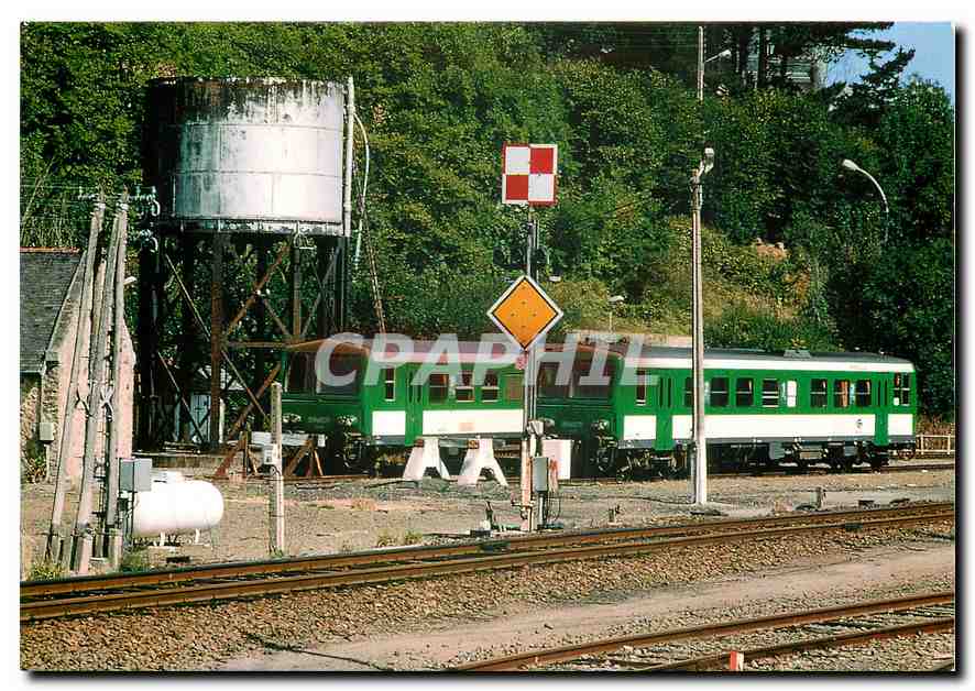 CPM Autorails au dépôt de Lannion Bretagne