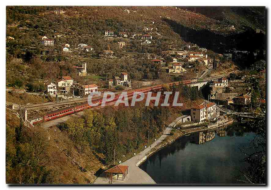 CPM Bareil sur Roya train spécial San Remo Berne