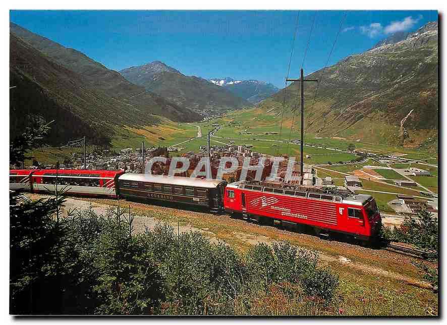 CPM Glacier Express ob Andermatt mit Urserental