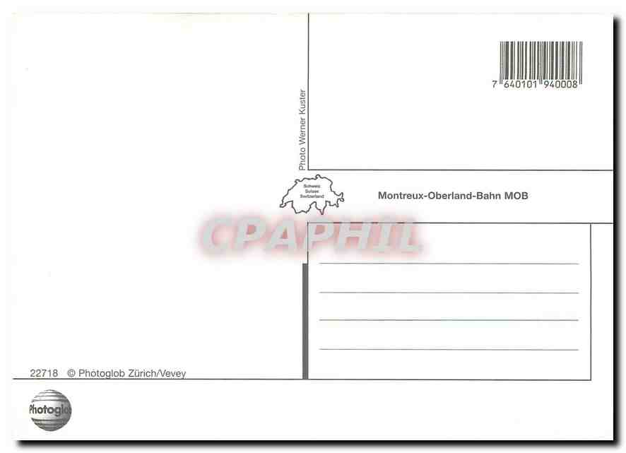 CPM Montreux Oberland Bahn — Verso