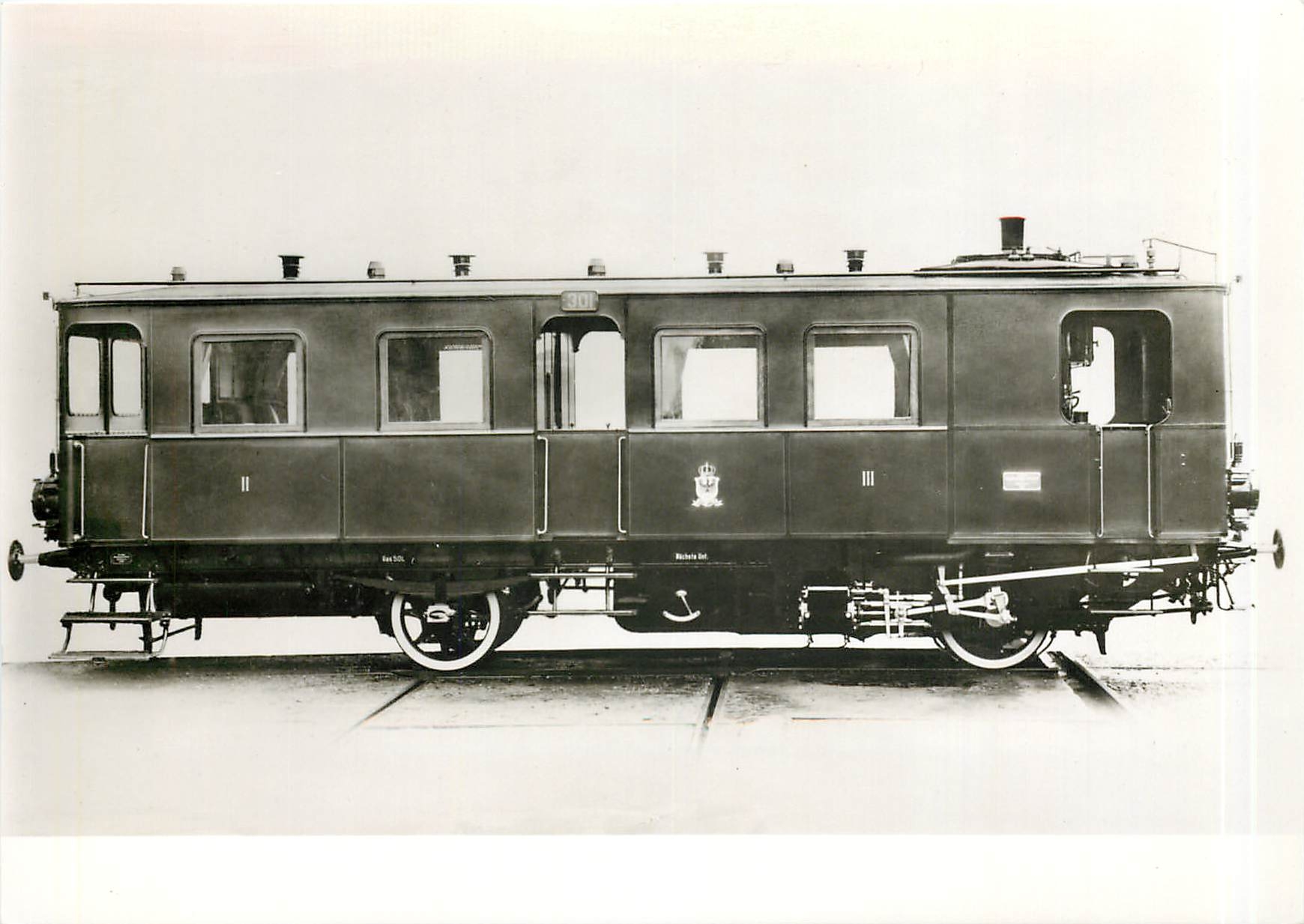CPM Preussische Militar Eisenbhn Dampftriebwagen
