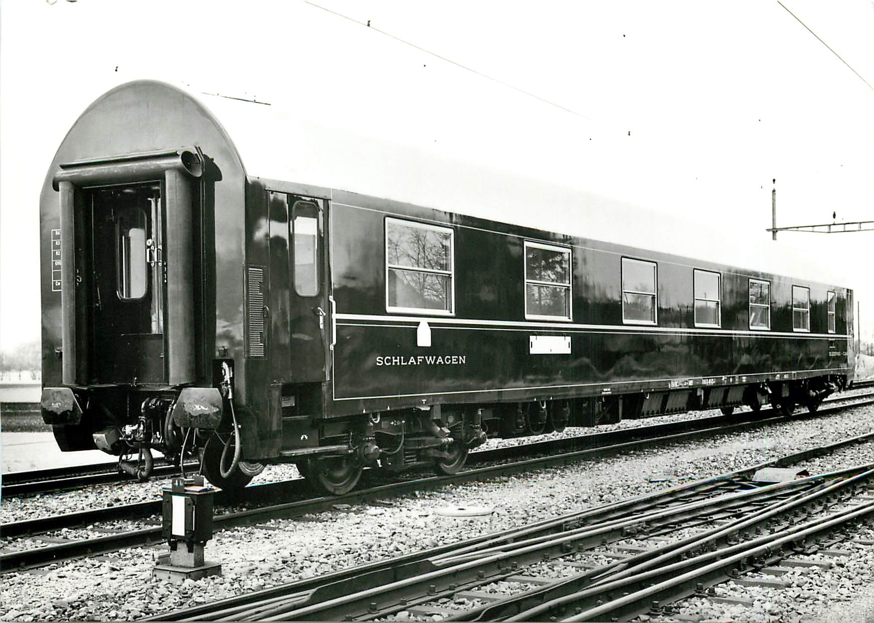 CPM SBB CFF voiture lits MU