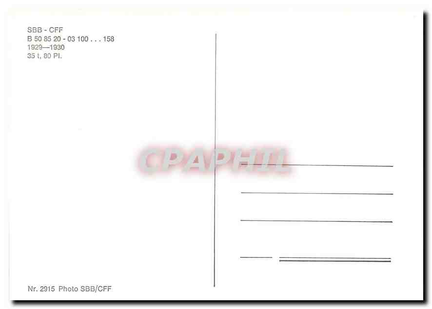 CPM SBB CFF AB — Verso