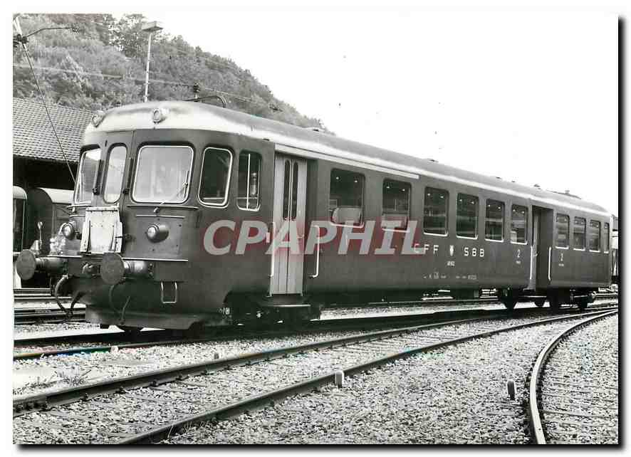 CPM SBB CFF Genève La Plaine voiture de commande Abt
