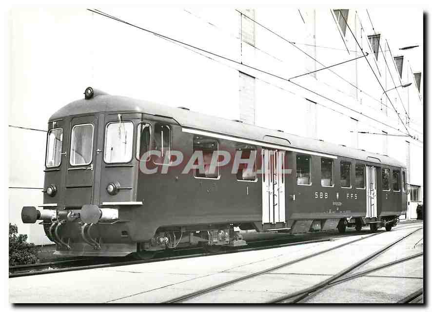 CPM SBB CFF voiture de commande Abt