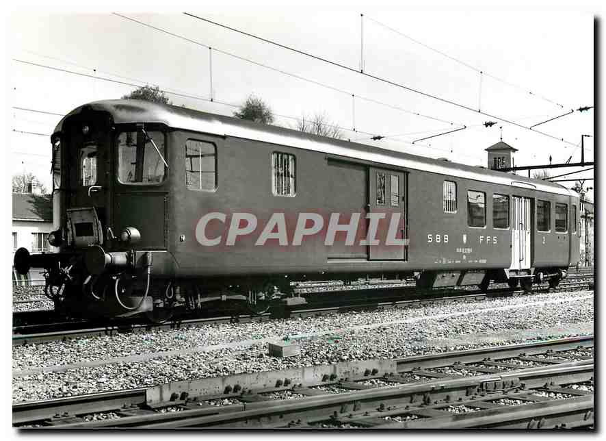 CPM SBB CFF voiture de commande BDt 