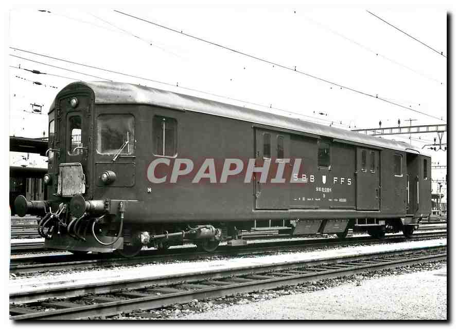 CPM SBB CFF fourgon de commande Dt