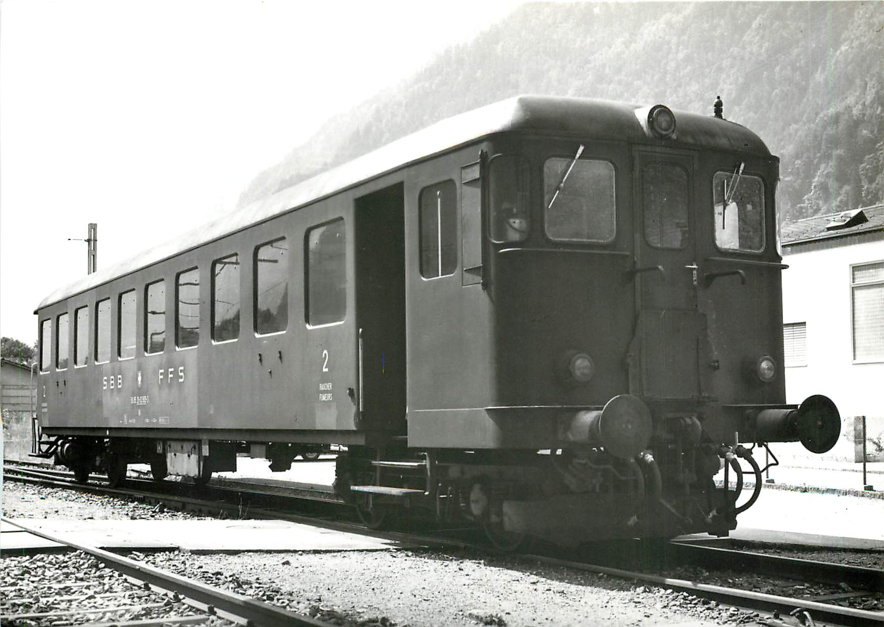 CPM SBB CFF voiture de commande Bti