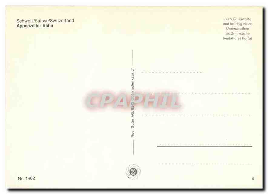 CPM Appenzeller Bahn — Verso