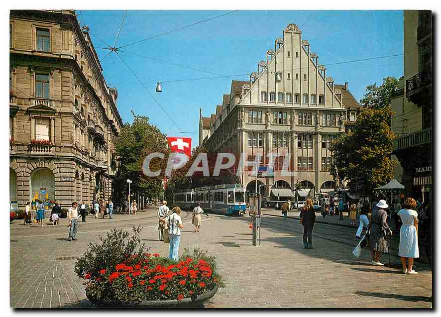 CPM Zurich Paradeplatz mit Bahnhofstrasse