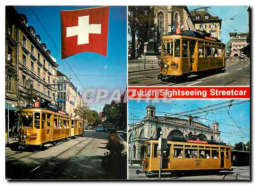 CPM Zurich Sighteseeing Streetcar Goldtimer