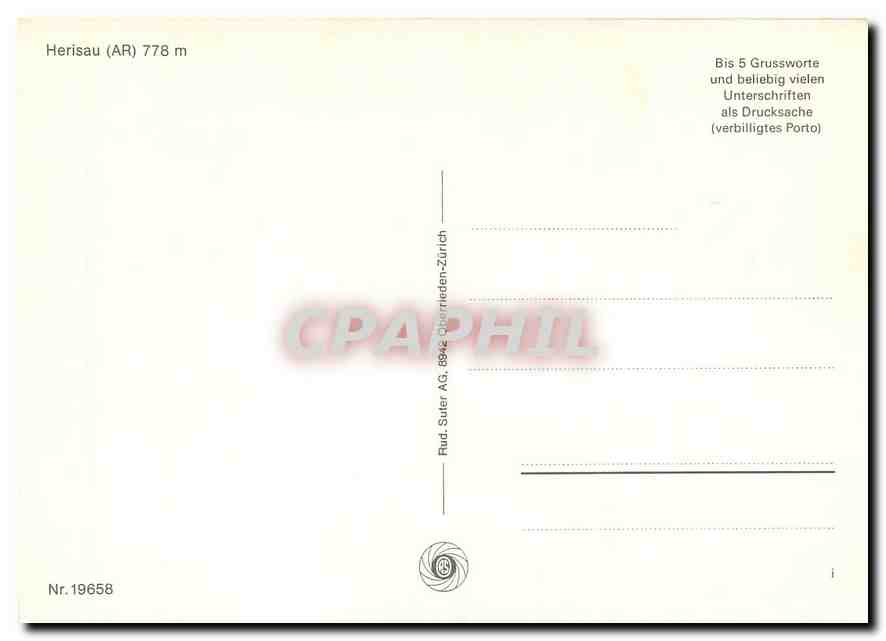 CPM Herisau — Verso