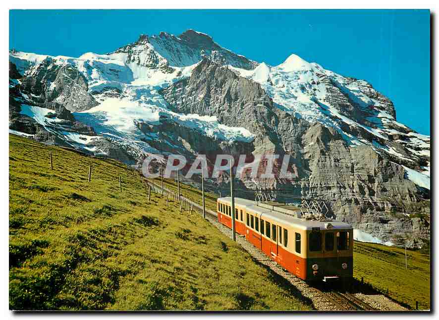 CPM Kleine Scheidegg Jungfraubahn mit Jungfrau