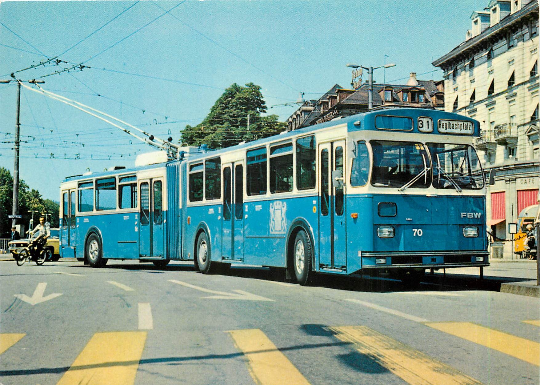CPM Verkehrsbetriebe der Stadt Zurich Trolleybus