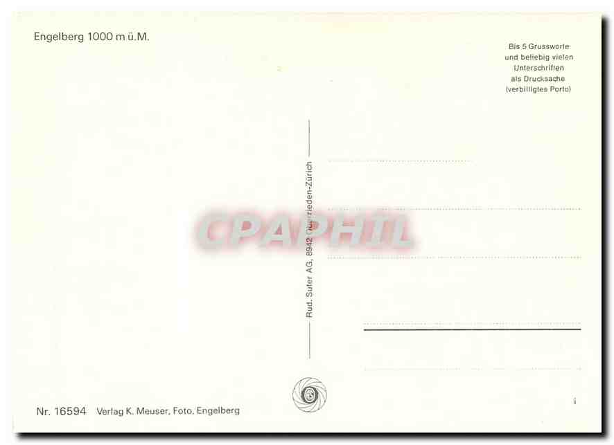 CPM Engelberg — Verso