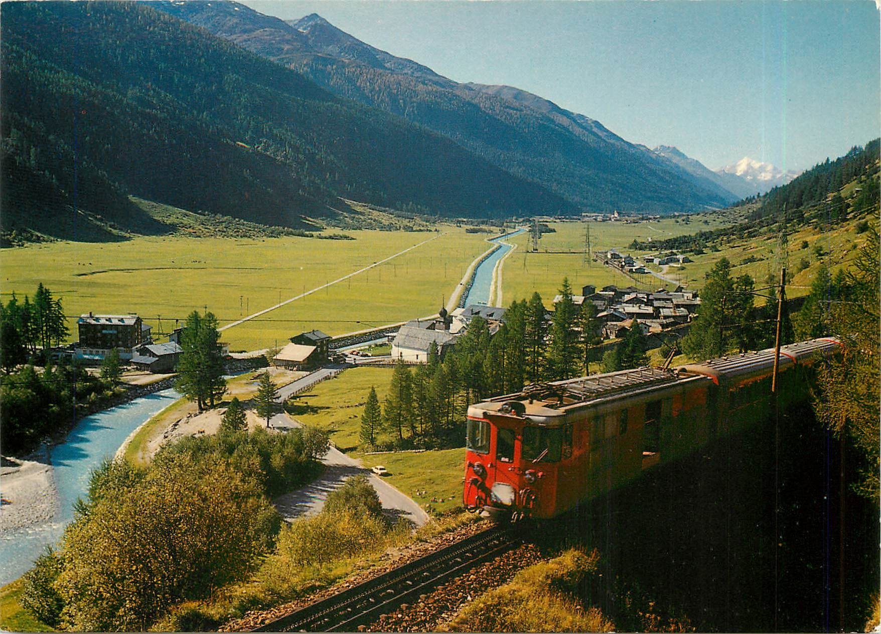 CPM Oberwald Wallis Furka Oberalp Bahn Weisshorn