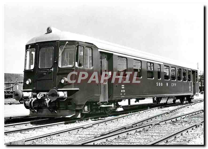 CPM SBB CFF voiture de commande Abt